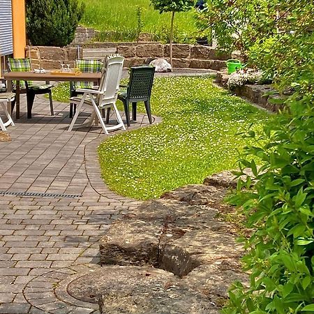 Ferienwohnung Gerne-Da Grossrinderfeld Dış mekan fotoğraf