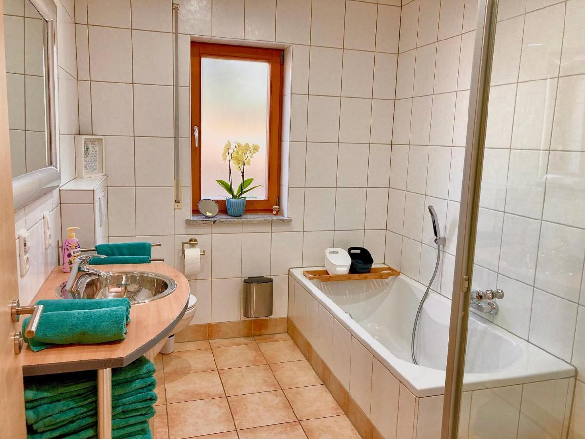 Ferienwohnung Gerne-Da Grossrinderfeld Dış mekan fotoğraf