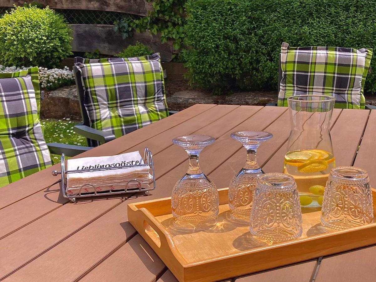 Ferienwohnung Gerne-Da Grossrinderfeld Dış mekan fotoğraf